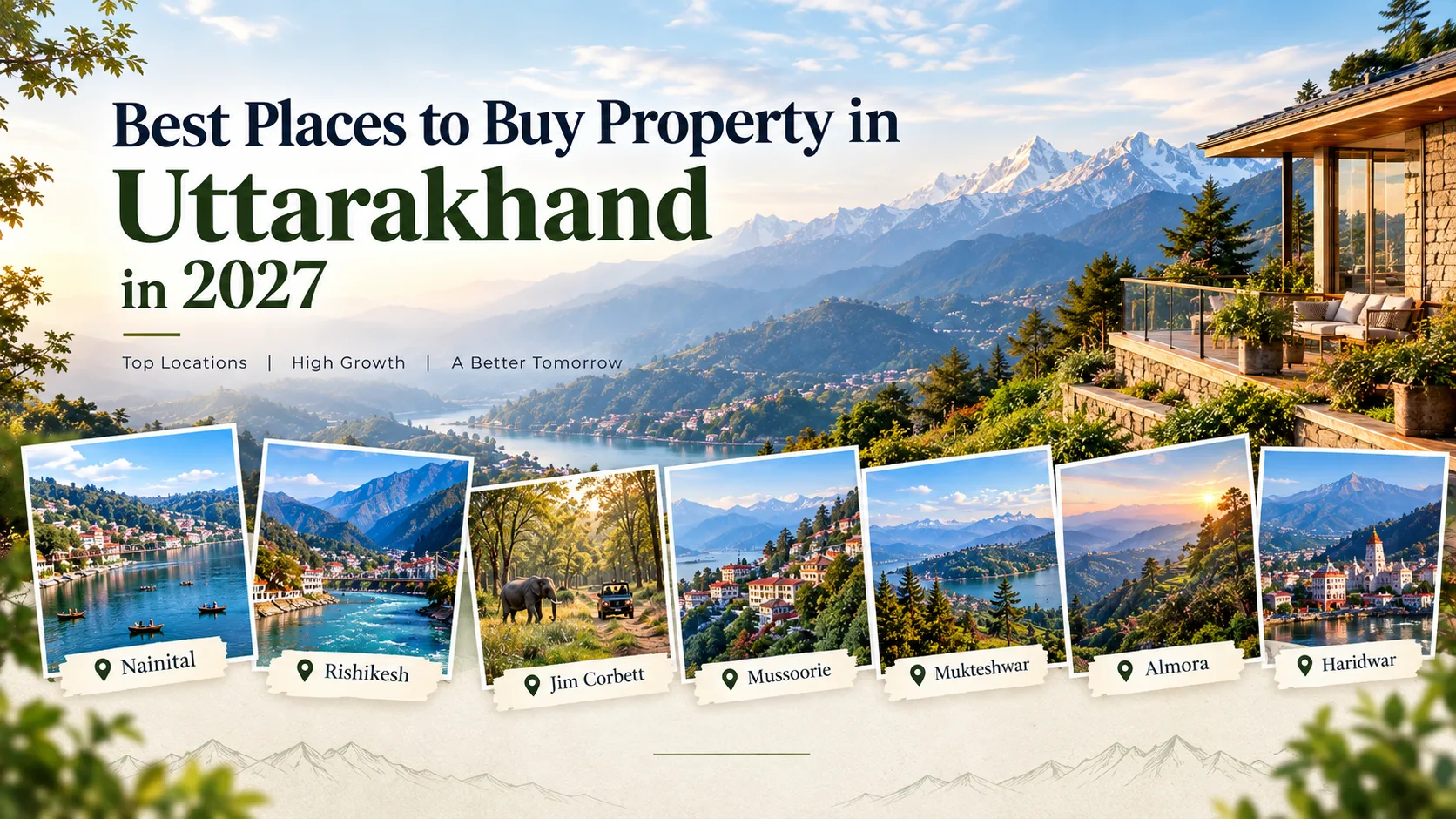 best places to buy property in Uttarakhand