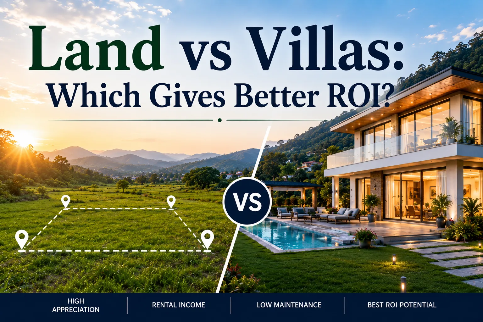 Land vs Villas: Which Gives Better ROI